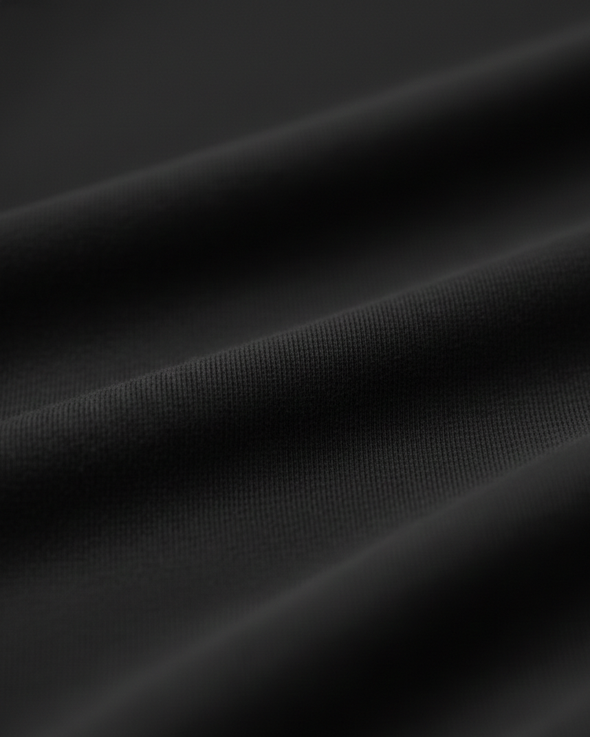 Black fabric texture with subtle sheen