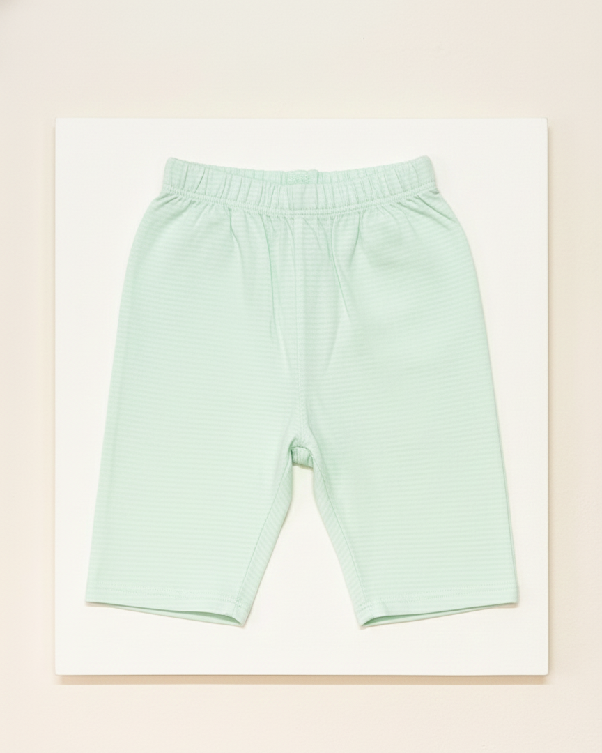 Light green shorts on a white background
