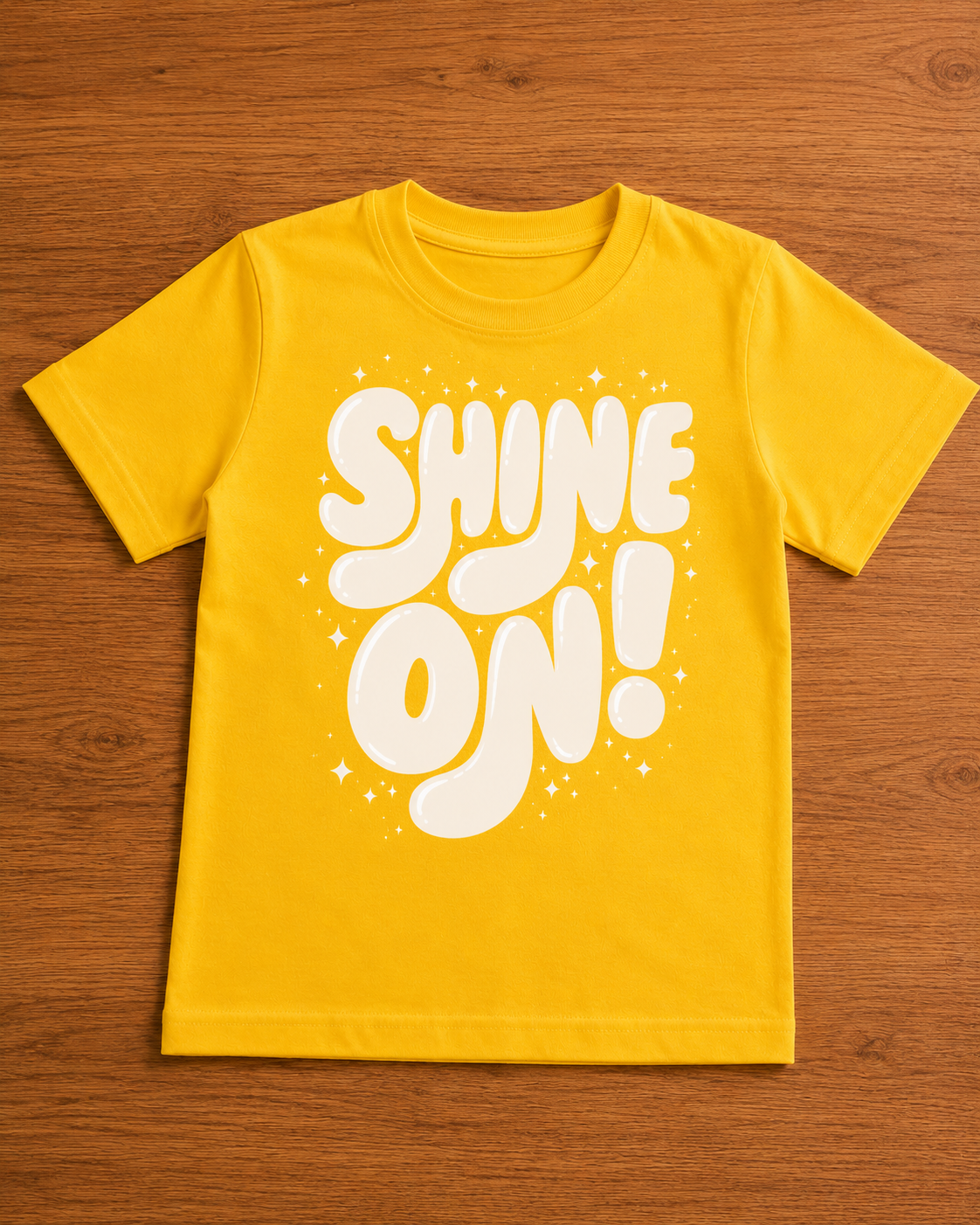 Shine on print design for kids