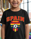 Black Kid's Half Sleeve T-Shirt | Spain