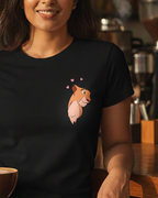 Lion Queen Black Regular fit T-shirt