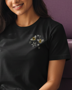 Bees Minimal Black Regular fit T-shirt